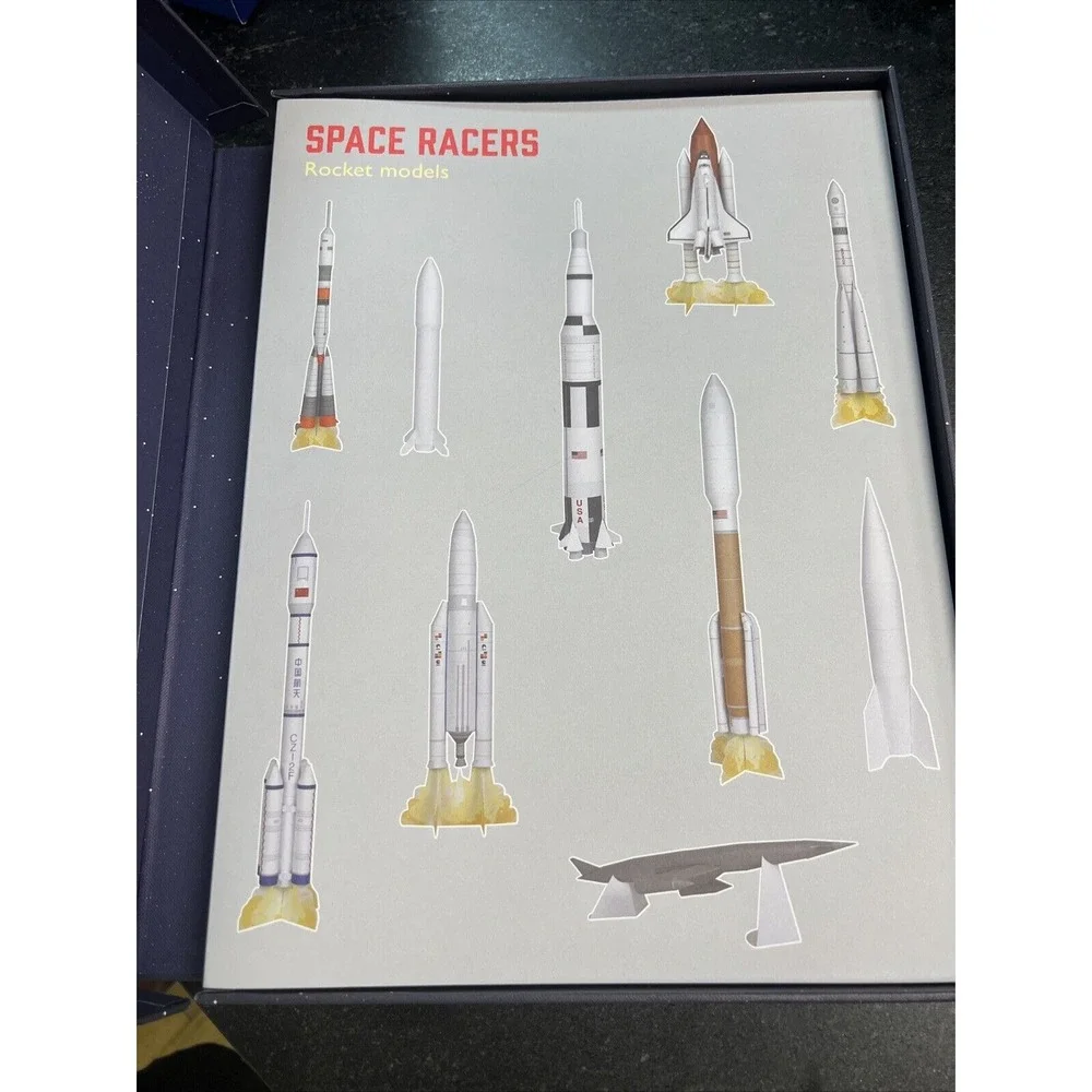Space Racers: Make Your Own Paper Rockets 10 Models! Over 23